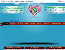 Tablet Screenshot of lecoeursurlapatteagadir.com
